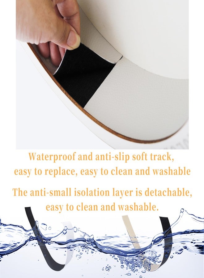 HJLSWXKQ 13inch Wall-Mount Silent Hamster Wheel - Wooden Exercise Wheel with Removable Washable Track for Chinchilla, Hedgehog, Rat, Syrian Hamster (13in) - Image 2